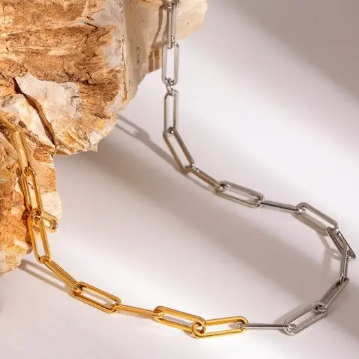Hypoallergenic: Two Toned Necklace