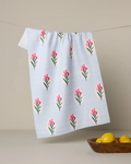 Geometry: Spatial Bloom Tea Towel