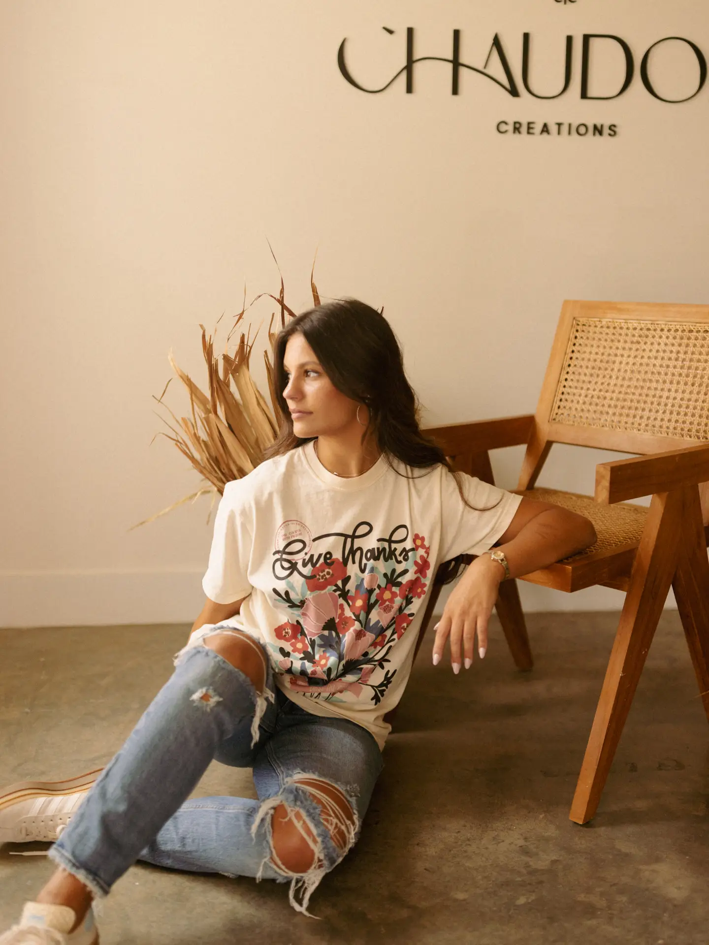 Give Thanks To Him Graphic Tee