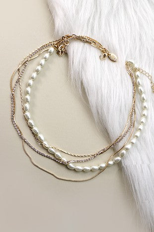 Pearl Multi Layer Necklace