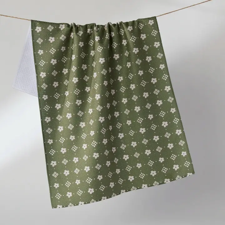 Geometry: Green Gables Tea Towel