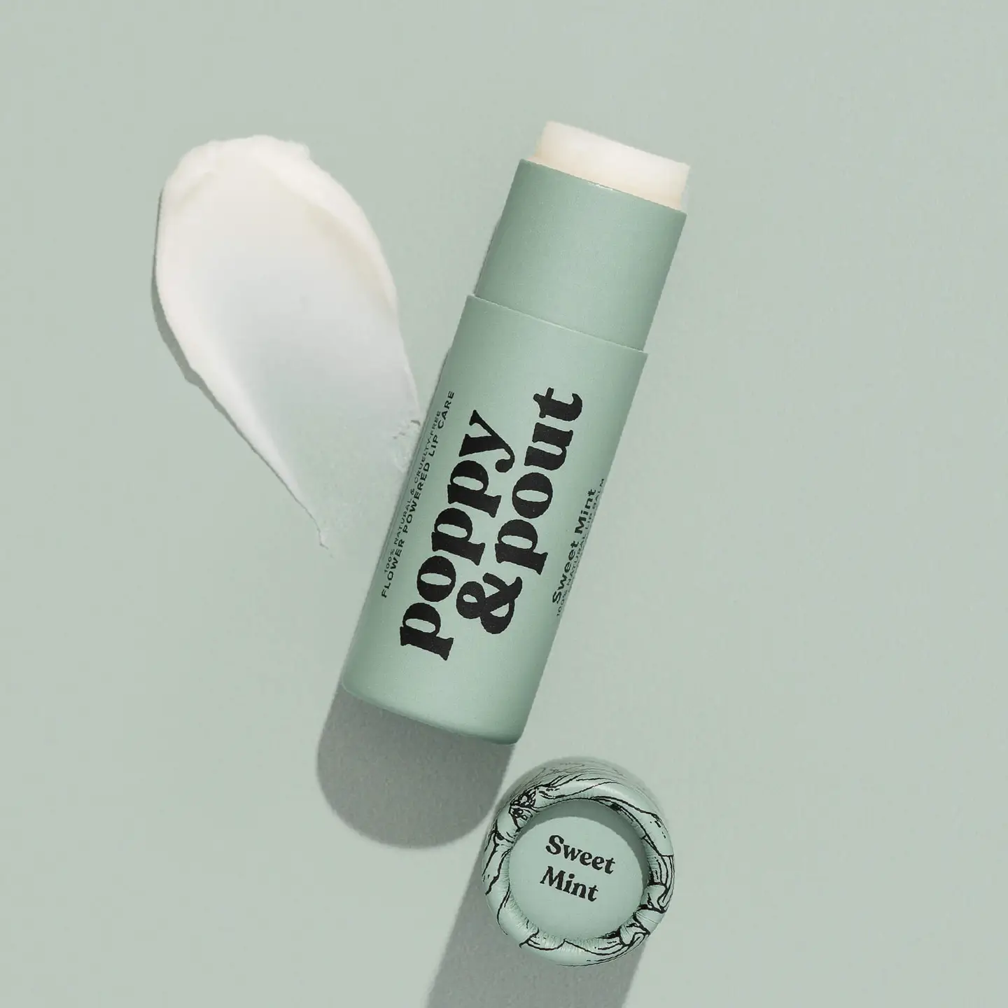 Poppy + Pout Lip Balm - Sweet Mint