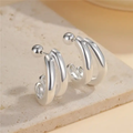 Hypoallergenic Silver Hoop Earring