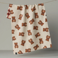 Geometry: Plaid Teddy Luxe Kitchen Towel