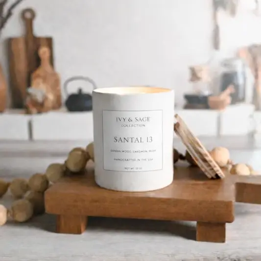 Ivy + Sage Santal 13 Soy Candle