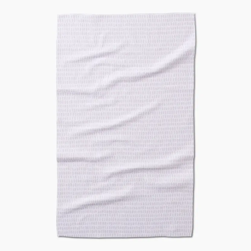 Geometry: Dot Dot Dot Blushed Bergamot Tea Towel