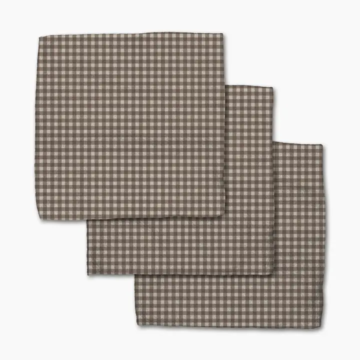 Geometry: Whidbey Check Dishcloth Set