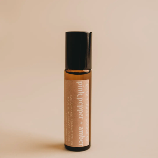 Pink Pepper + Amber Perfume Roller