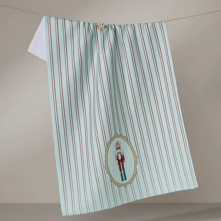 Nutcracker Intermission Geometry Tea Towel