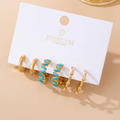 Hypoallergenic: Turquoise Earring Trio