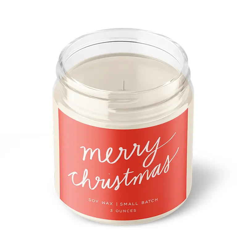 Christmas Collection: Merry Christmas Soy Candle