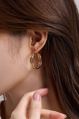 Hypoallergenic Gold Hoops