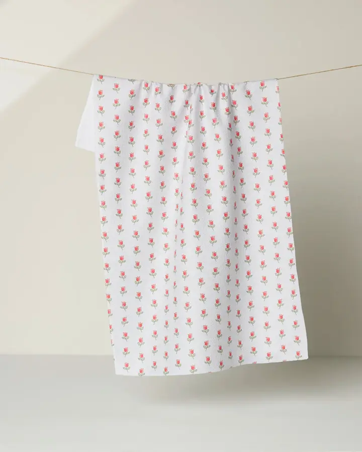 Geometry: Petite Tulip Tea Towel