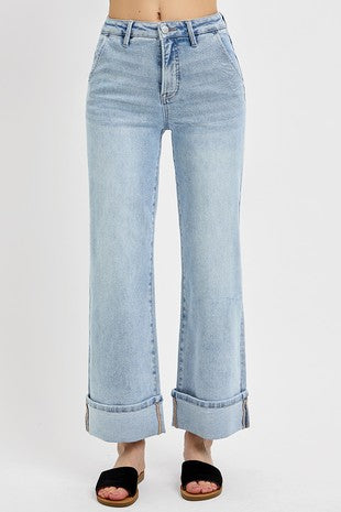 Frankie Wide Cuffed Denim