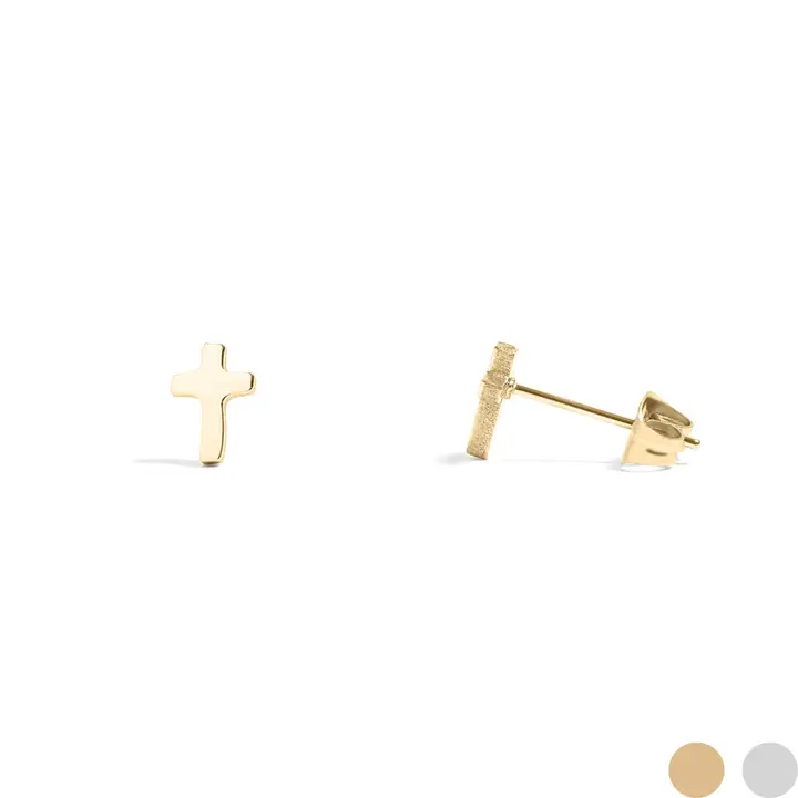 Hypoallergenic Cross Earrings