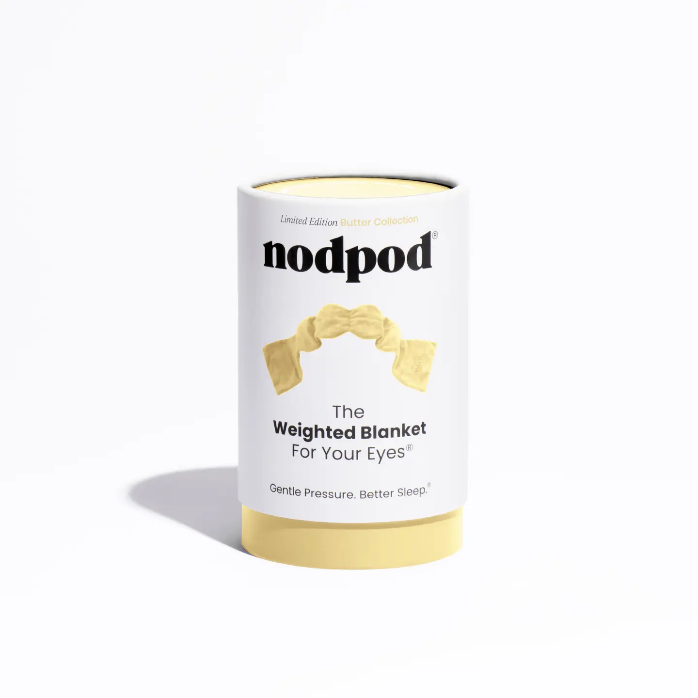 nodpod: Butter Yellow Weighted Sleep Eye Mask