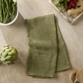 Olive Truffle Geometry Hand Towel