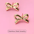 Hypoallergenic Bow Stud Earrings