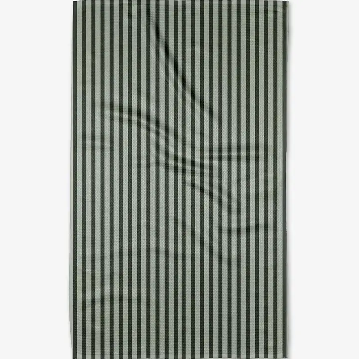 Pine Stripe Geometry Tea Towel