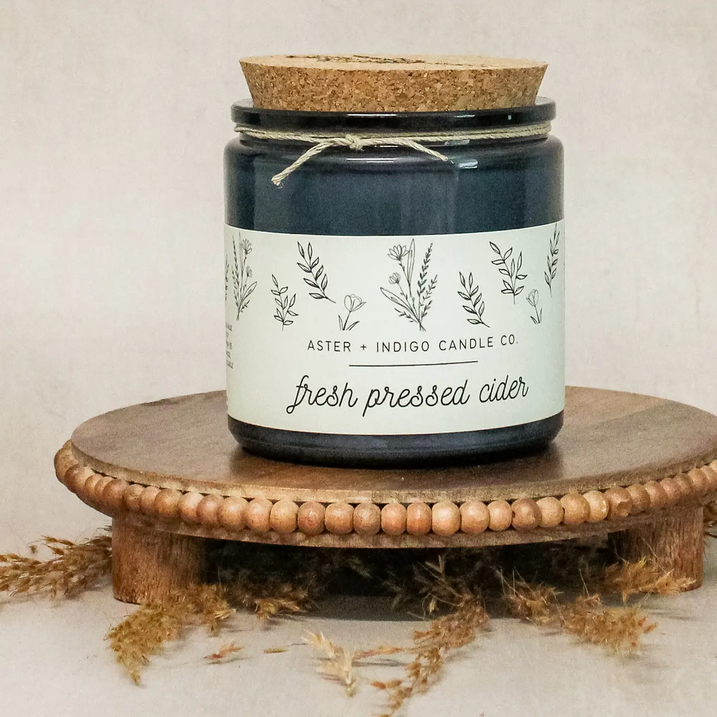 Aster + Indigo: Fresh Pressed Cider Soy Candle
